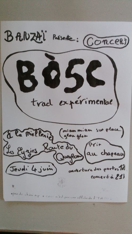 Concert Bòsc musique et chant Trad expérimental 